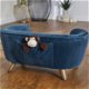 Hondenbank Romy Sofa Blauw - 2 - Thumbnail