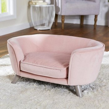 Hondenbank Romy Sofa Zacht Roze - 3