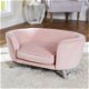 Hondenbank Romy Sofa Zacht Roze - 3 - Thumbnail