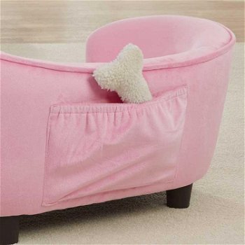 Hondenbank Snuggle Roze | Gratis verzending - 4