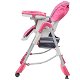 Kinderstoel Deluxe in hoogte verstelbaar roze - 3 - Thumbnail