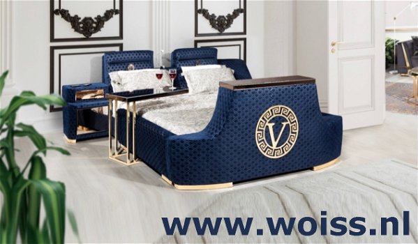 WOISS Meubels Breda Super ACTIE VERSACE boxsprings bed - 0