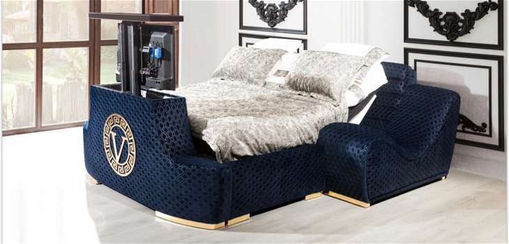 WOISS Meubels Breda Super ACTIE VERSACE boxsprings bed - 1