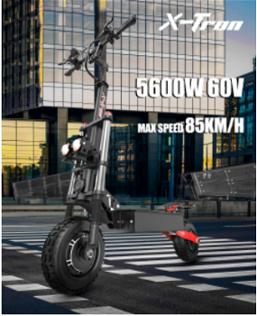 X-Tron T88 2800W x 2 Electric Scooter 85km/h 60V 38.6Ah Battery - 1