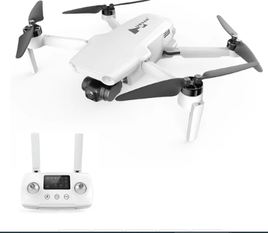 Hubsan Zino Mini SE GPS 6KM RC Drone with 4K 3 Batteries Bag - 0