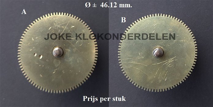 Veer trommel = Oeil-de-Boeuf = zonder veer =47379 - 0