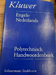 Schuurmans Stekhoven - Polytechnisch Handwoordenboek Engels - Nederlands Kluwer