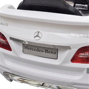 Speelauto Mercedes Benz ML350 wit 6 V met afstandsbediening - 6