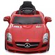 Elektrische auto Mercedes Benz SLS AMG rood 6 V met afstandsbediening - 2 - Thumbnail