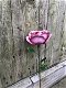 Metalen roos, leuke decoratie voor in de tuin- roos-kado - 5 - Thumbnail
