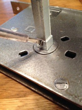 Half spindel 8 x 8 mm, voor montage op de oude deur - 2