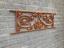 Balkon reling, raam rek, cast iron-rust , raam deco - 2
