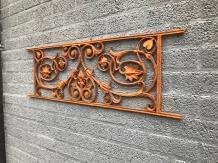 Balkon reling, raam rek, cast iron-rust , raam deco - 3