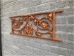 Balkon reling, raam rek, cast iron-rust , raam deco - 3 - Thumbnail