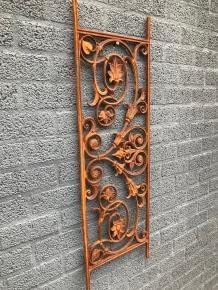 Balkon reling, raam rek, cast iron-rust , raam deco - 5