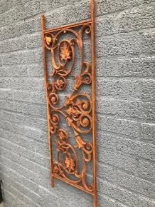 Balkon reling, raam rek, cast iron-rust , raam deco - 6