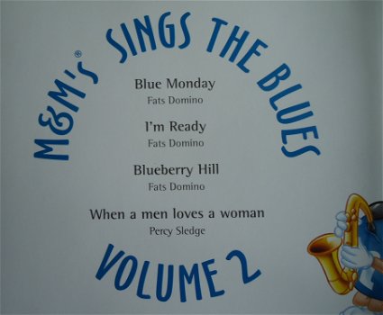 De verzamel-CD M&M's Sings The Blues Volume 2 (met 4 tracks) - 6
