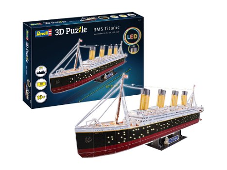 Revell 3D-puzzel RMS Titanic LED-Edition - 0