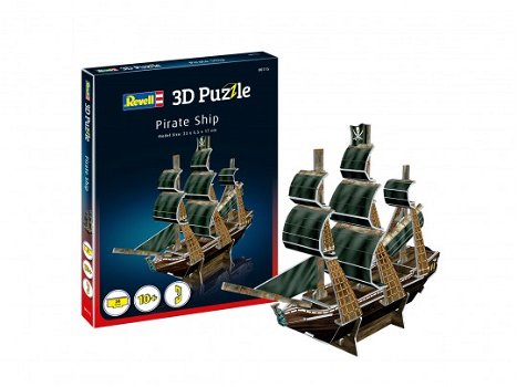 Revell 3D-puzzel Piratenschip - 0