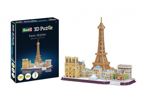 Revell 3D-puzzel Paris Skyline - 0