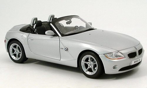 1:18 Welly BMW Z4 Roadster E85 2003–2008 silver - 0