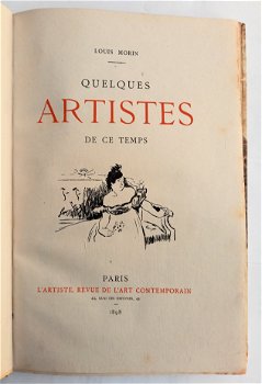 Quelques Artistes de ce Temps 1898 Morin Nr 9/50 ex Chéret - 3