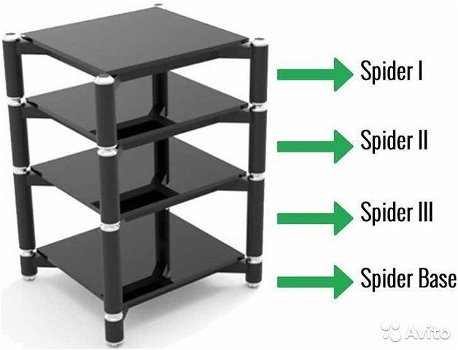 NorStone Spider Base Module bamboe en zwart - 1