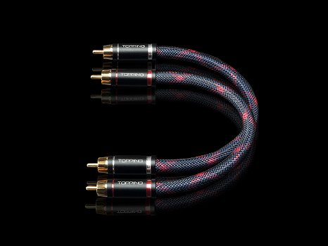 Topping TCR1 100 cm RCA Cable Silver Plated OFC Copper - 5