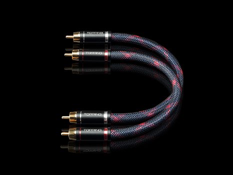 Topping TCR1 0,50 cm RCA Cable Silver Plated OFC Copper - 5