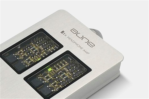 AUNE B1S Class A Discrete Headphone Amplifier zwart, zilver - 1