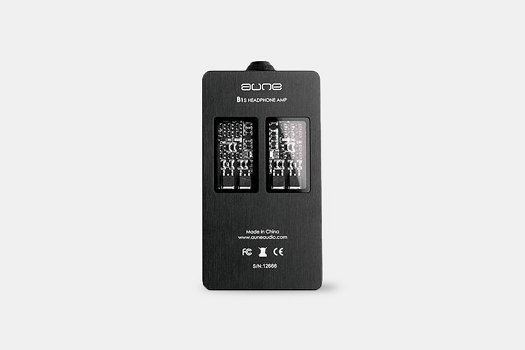 AUNE B1S Class A Discrete Headphone Amplifier zwart, zilver - 4