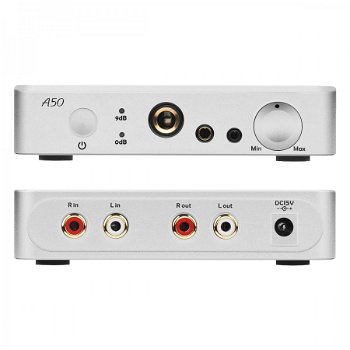 TOPPING A50 Balanced Silver Headphone Amplifier HI Res - 1