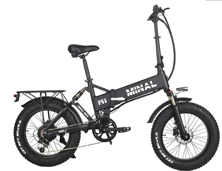 Minal M1 Foldable E-bike 20*4.0 Fat Tires 48V 10.5Ah Battery - 0