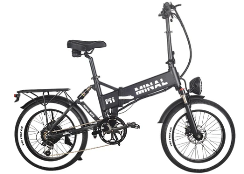 Minal M1 Pro Foldable E-bike 20*4.0 Fat Tires 48V 12.8Ah Bat - 0