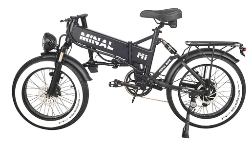 Minal M1 Pro Foldable E-bike 20*4.0 Fat Tires 48V 12.8Ah Bat - 1