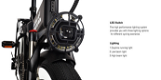 Minal M1 Pro Foldable E-bike 20*4.0 Fat Tires 48V 12.8Ah Bat - 5 - Thumbnail