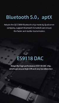 Xduoo XQ-25 ES9118 USB DAC AptX Portable Bluetooth Amplifier - 6