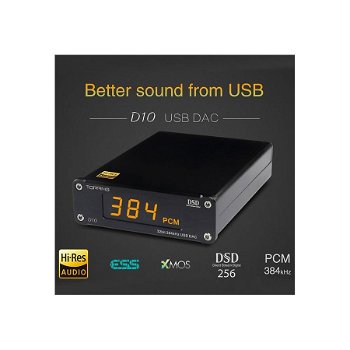 TOPPING D10 USB DAC 32bit/384kHz DSD 256 XMOS U208 - 1
