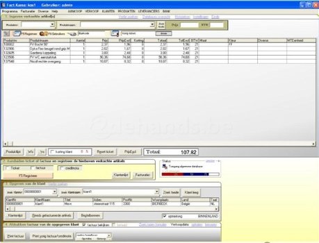 Facturatiesoftware Kassasoftware in Netwerk Client/Server - 1