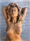 Prachtig gietijzeren beeld van een ontblote vrouw - 4 - Thumbnail