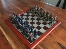 Een schaakspel met de CIVIL WAR als thema, schaak-kado - 0