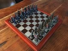 Een schaakspel met de CIVIL WAR als thema, schaak-kado - 1
