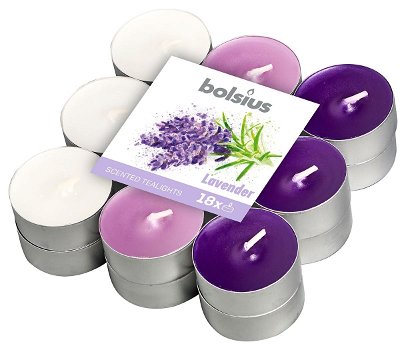 Bolsius theelicht geur Lavendel - 0