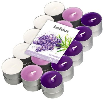 Bolsius theelicht geur Lavendel - 0