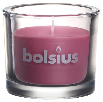 Bolsius chic glas oud roze - 0