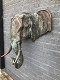 Fors wandornament van een olifant, grijs-zwart,XXL groot - 1 - Thumbnail
