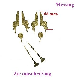 = Set onderdelen voor beelden Staartklok =47435