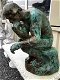 Sculptuur, verkoperd beeld, de denker,geweldig mooi beeld - 4 - Thumbnail