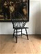 houten fauteuil van Nesto, geheel hout 1960, kleur zwart - 2 - Thumbnail