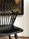 houten fauteuil van Nesto, geheel hout 1960, kleur zwart - 5 - Thumbnail